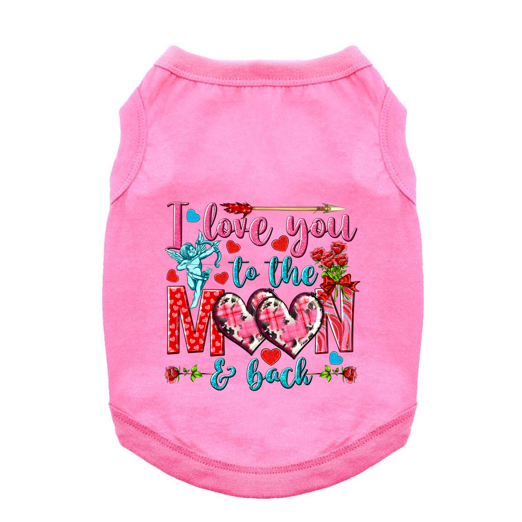 Valentine's Day Funny Shirt: I Love You To The Moon