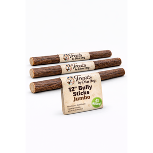 Treats by Diva Dog 12" Bully Sticks - PetStoreNMore